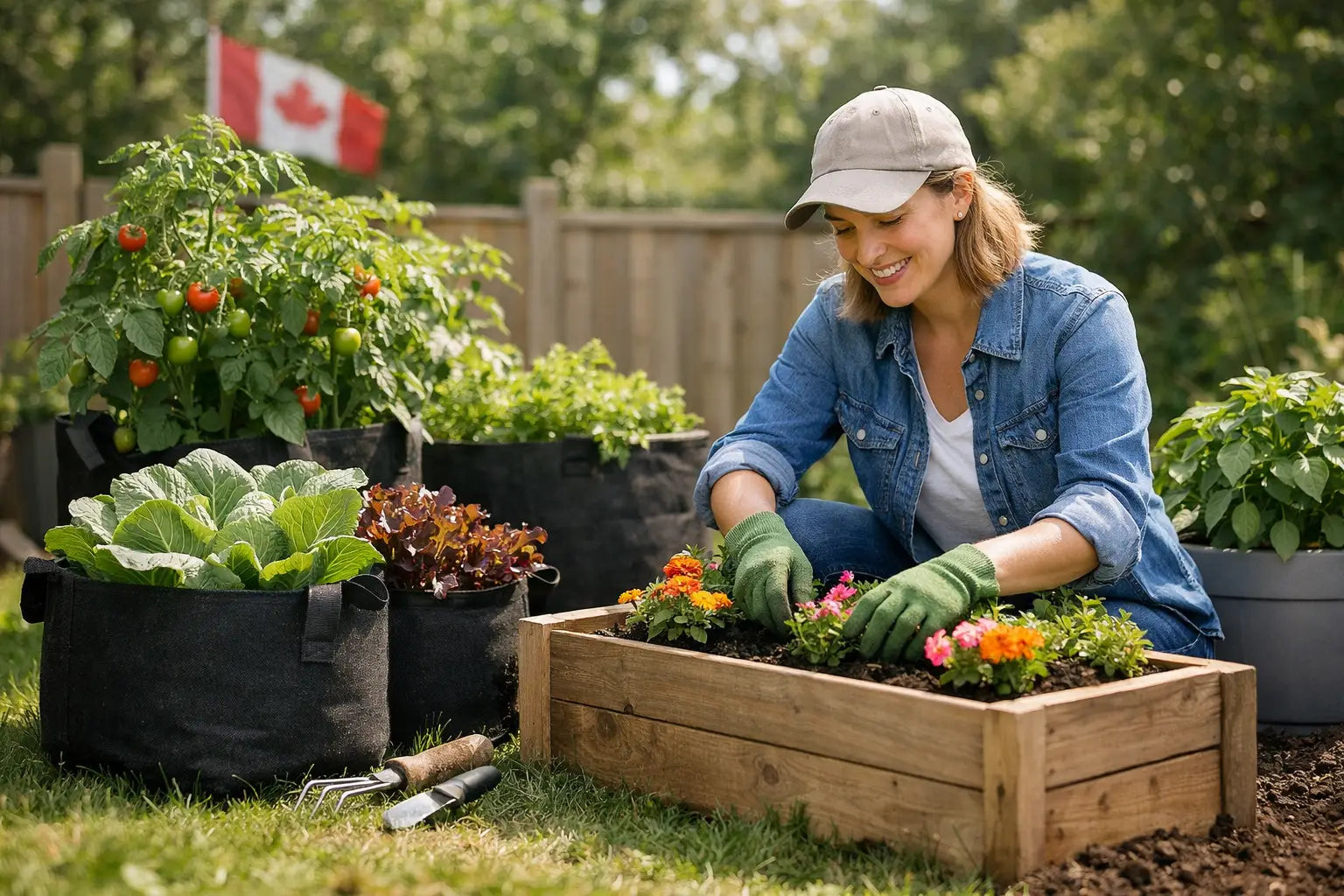 Grow Bags vs Planters for Canadian Gardens