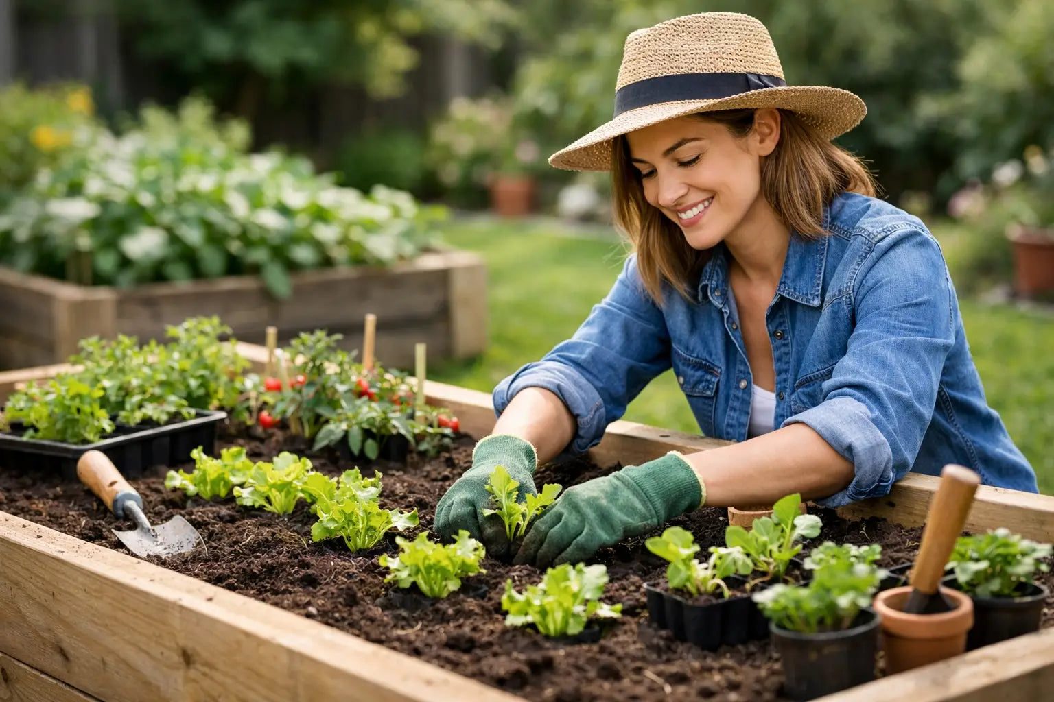 Raised Bed Planting Spacing Guide