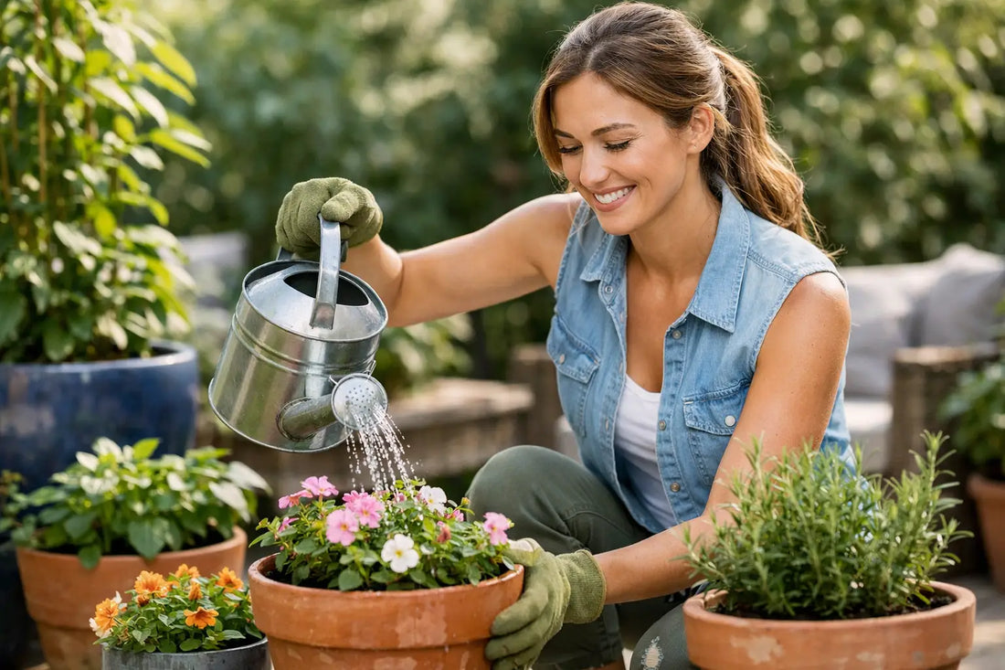 A Smart Watering Schedule for Container Plants