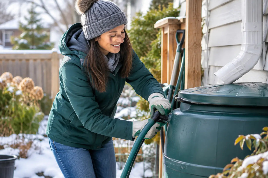 How to Winterize Rain Barrels Before a Canadian Freeze