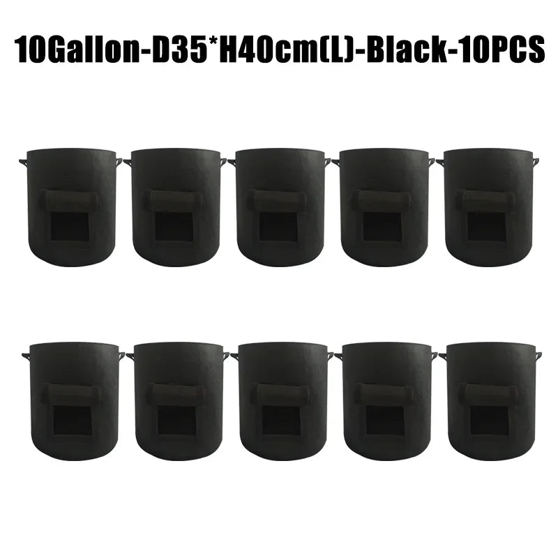 10 gallon black 10 pcs