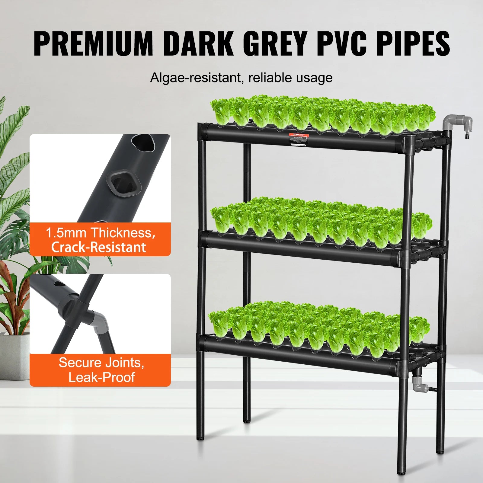 Dark Grey PVC Pipe