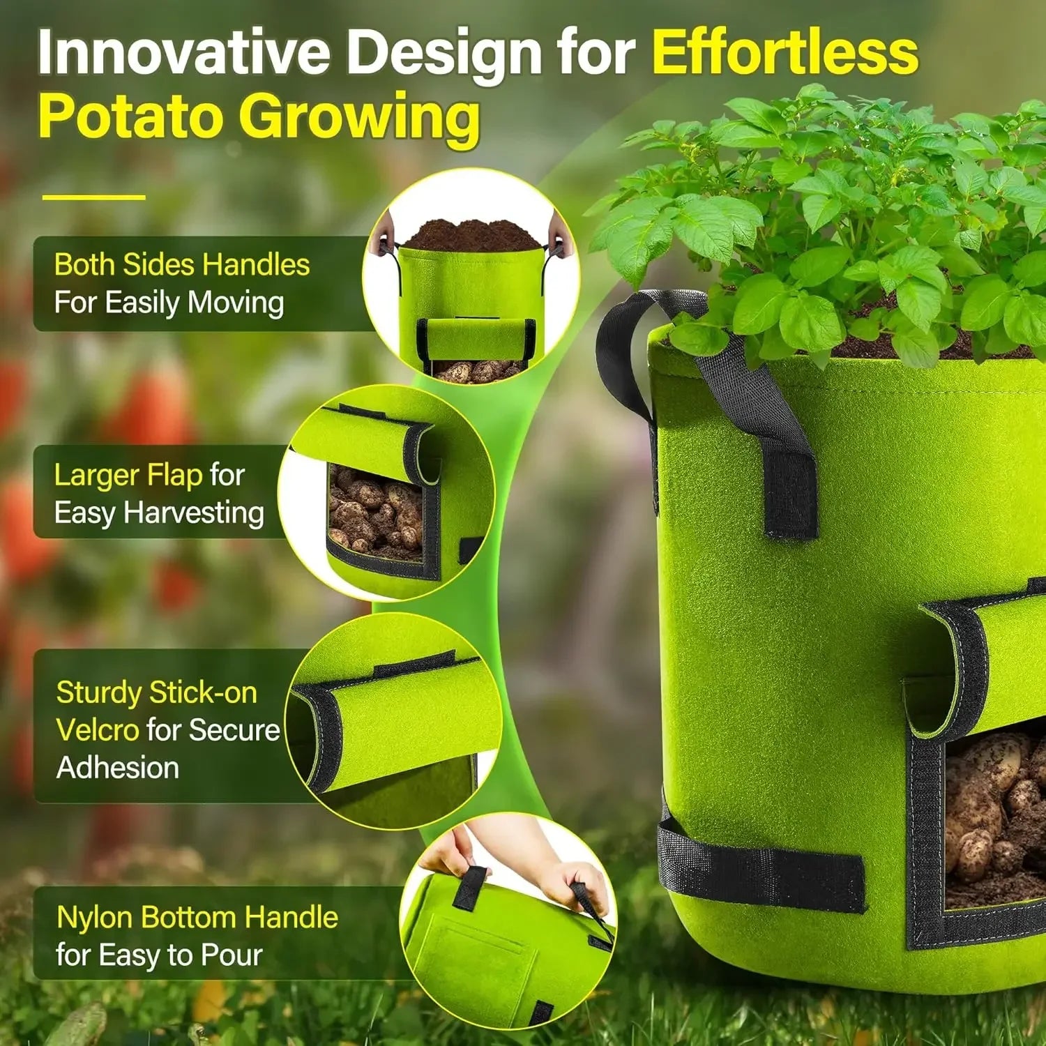 Non-Woven Root Growers 2 sided velcro specs