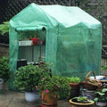 143x143x195CM GreenHouse PE Cover Waterproof Replacement Cover With Door Thermal Insulation & Rainproof Greenhouses Transparent