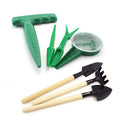 Plant veg seed Sower Sowing planting Planter Starter Soil Shovel tools Garden Supply Hand drill hole Fertilizer Drilling Device