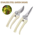 Premium Steel Bypass Pruning Shears | Heavy-Duty Garden Clippers