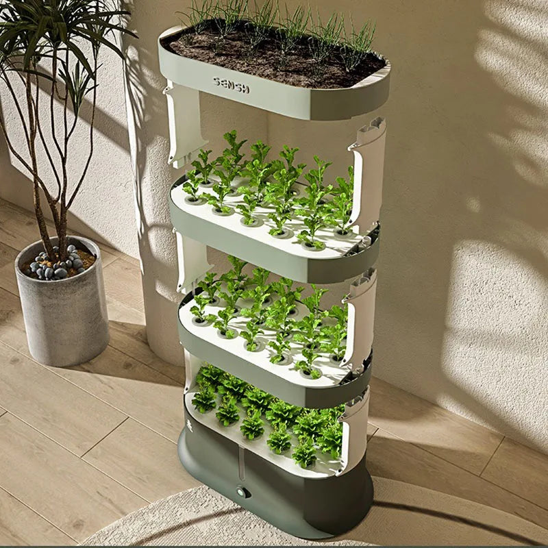 Smart Hydroponic Tower Growing System pieces