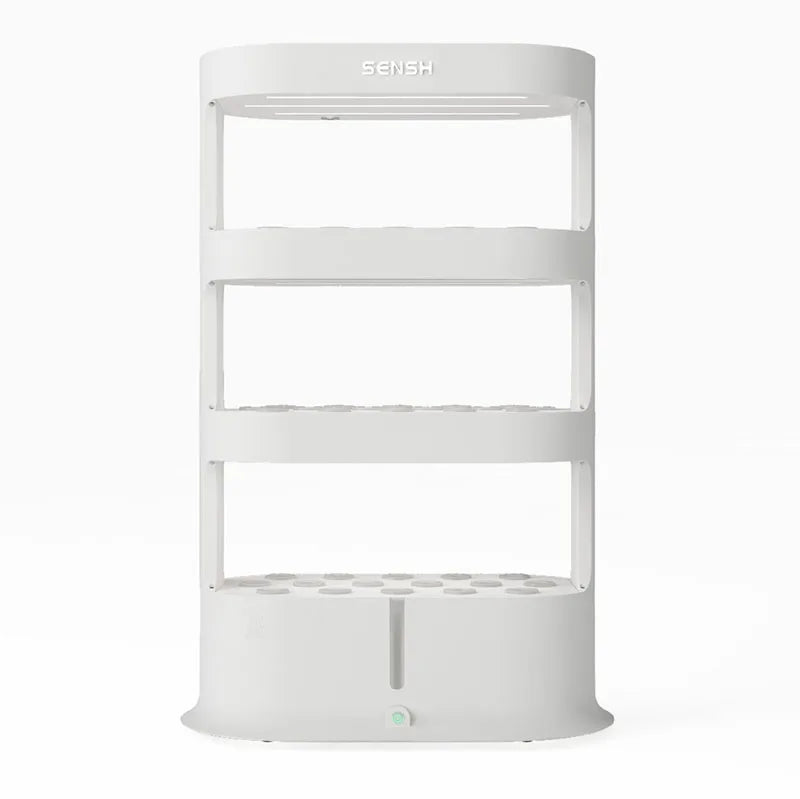 White Smart Hydroponic Tower Growing System